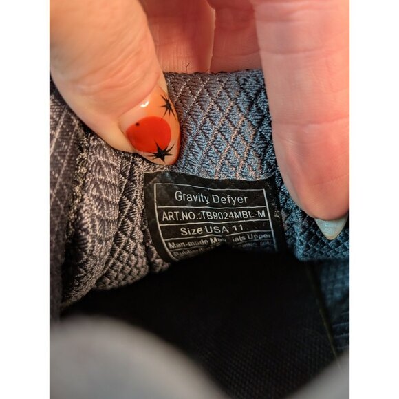 Gravity Defyer Gdefy Mighty Walk Mens Size 11 Black Gray Running Shoes Flaw - Picture 12 of 12